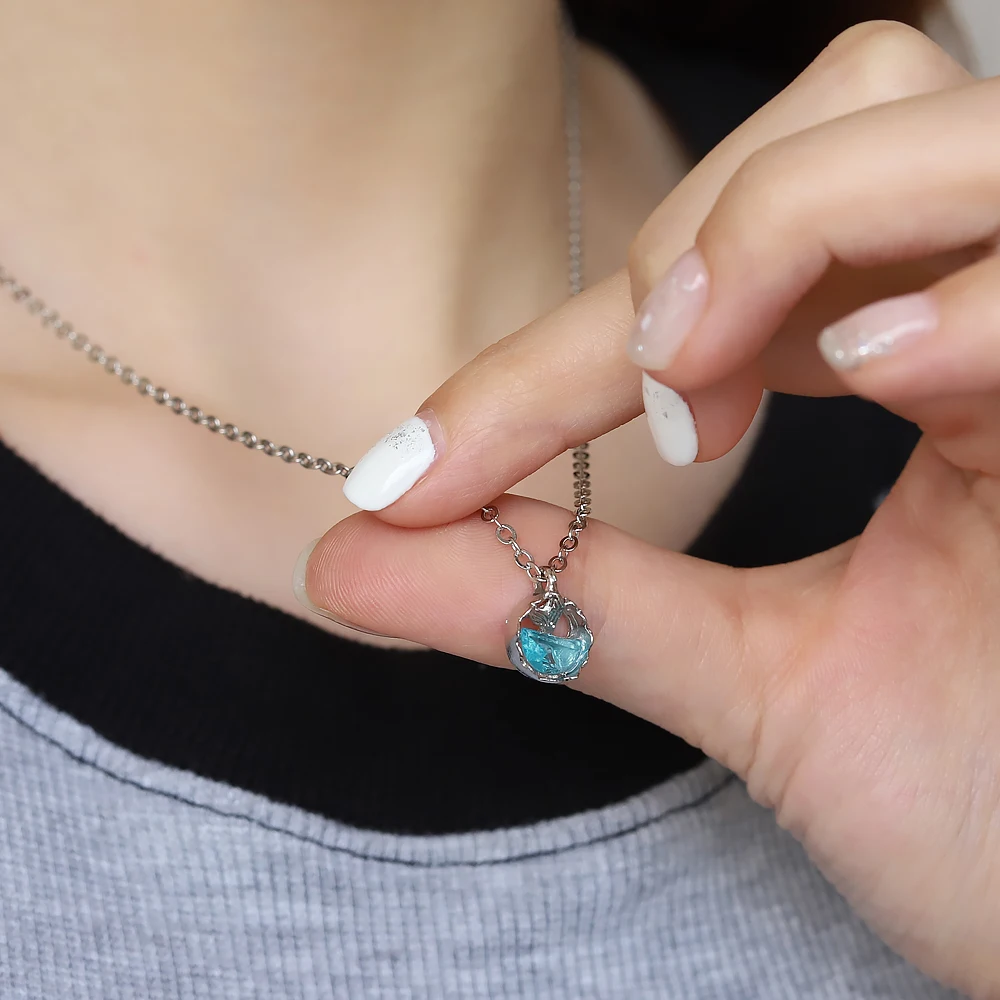 Mori Series Explosive Blue Mermaid Tears Necklace Female Simple Necklace Light Luxury Fairy Long Pendant Jewelry
Mori Series Explosive Blue Mermaid Tears Necklace Female Simple Necklace Light Luxury Fairy Long Pendant Jewelry