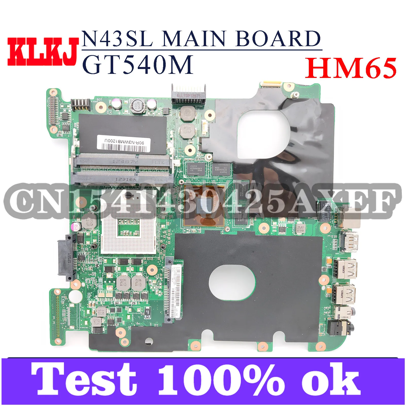 Dinzi N43SL Laptop Motherboard For ASUS N43SL N43SM N43SN N43S Original Mainboard HM65 With GT540M GT630M
Dinzi N43SL Laptop Motherboard For ASUS N43SL N43SM N43SN N43S Original Mainboard HM65 With GT540M GT630M