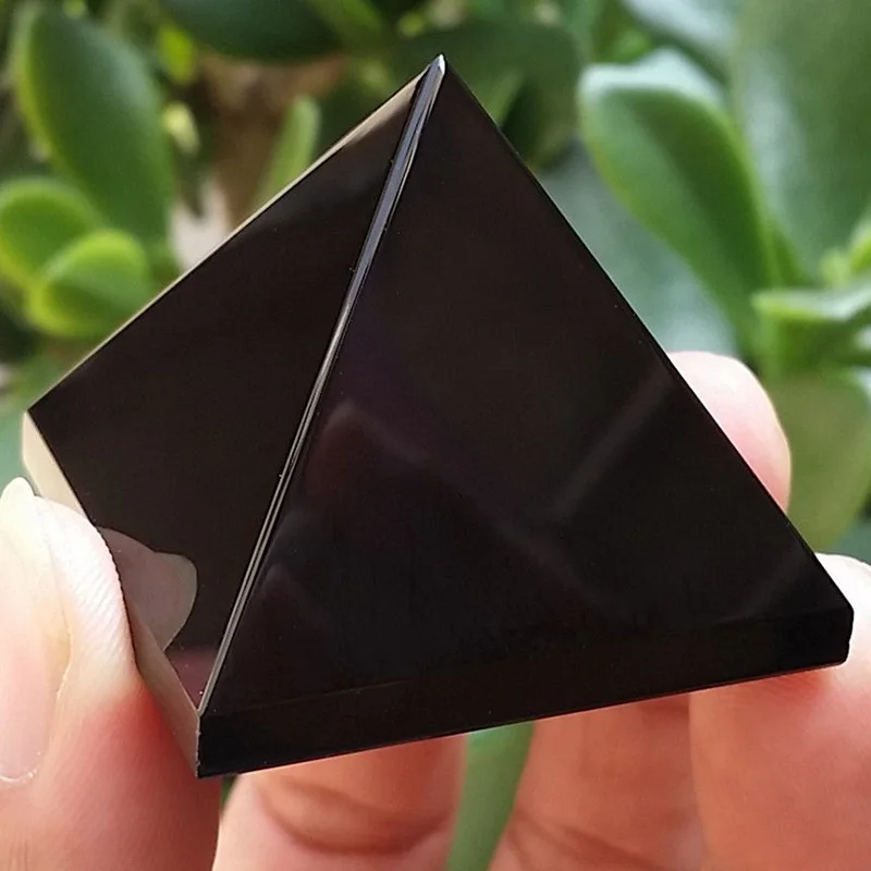 Natural Black Obsidian Quartz Crystal Gift Home Decor Pyramid Healing Crystal Crafts XKW
Natural Black Obsidian Quartz Crystal Gift Home Decor Pyramid Healing Crystal Crafts XKW