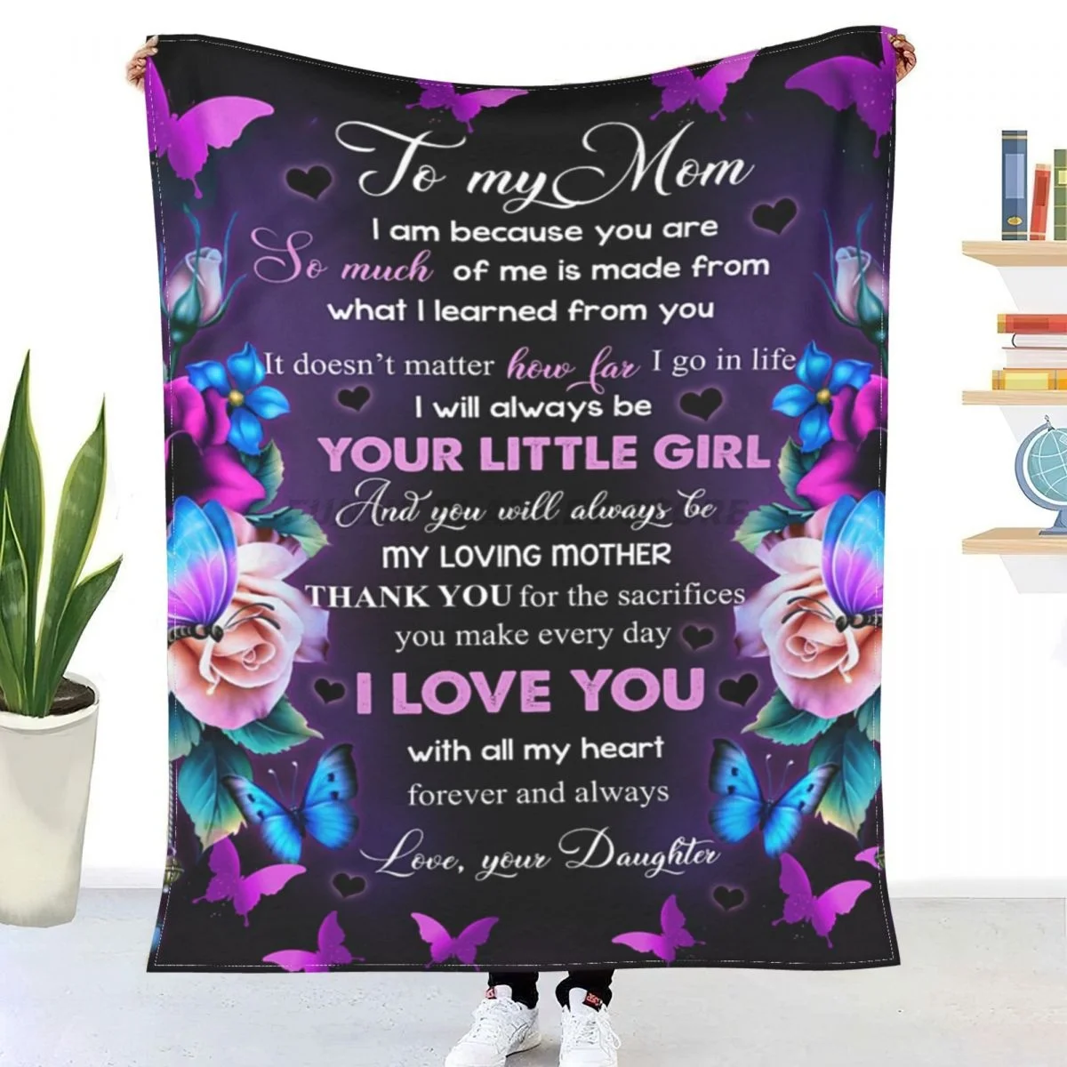 MY LOVING MOTHER ; TO MOM FROM DAUGHTER Sherpa Blankets Ultra Soft Flannel Fleece Throw Blankets for Couch Sofa Bed
MY LOVING MOTHER ; TO MOM FROM DAUGHTER Sherpa Blankets Ultra Soft Flannel Fleece Throw Blankets for Couch Sofa Bed