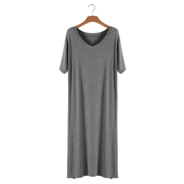 2021 Summer New Modale Long Skirt Short Sleeves Loose Open Fork v Collar Pocket Fat Mm Large Size Slim Dress
2021 Summer New Modale Long Skirt Short Sleeves Loose Open Fork v Collar Pocket Fat Mm Large Size Slim Dress
