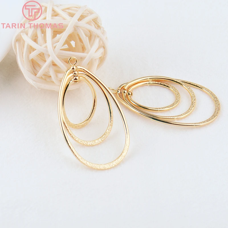 2PCS 28x44MM 24K Gold Color Brass Water Drop Circle Earrings Connector Charms High Quality Jewelry Making Findings Accessories
2PCS 28x44MM 24K Gold Color Brass Water Drop Circle Earrings Connector Charms High Quality Jewelry Making Findings Accessories
