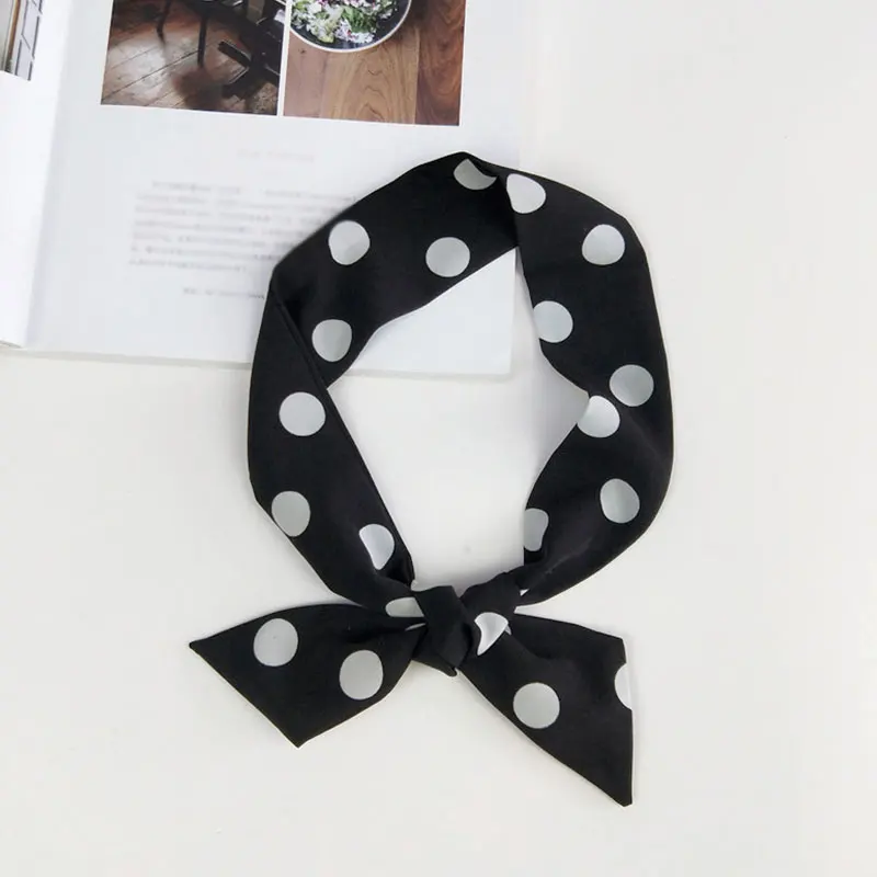 2020 New Fashion Women Scarf Silk Wraps Elegant Dot Print Triangle Tie Band Scarf Neckerchief Head Neck Hair Tie Band
2020 New Fashion Women Scarf Silk Wraps Elegant Dot Print Triangle Tie Band Scarf Neckerchief Head Neck Hair Tie Band