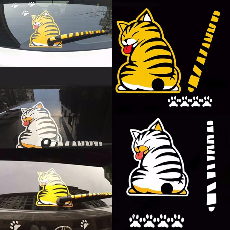 3D Cartoon Car Stickers Cute Universal Window Glasses Waterproof Reflective Sheeting Removeable Wiper Decals Decoration
3D Cartoon Car Stickers Cute Universal Window Glasses Waterproof Reflective Sheeting Removeable Wiper Decals Decoration