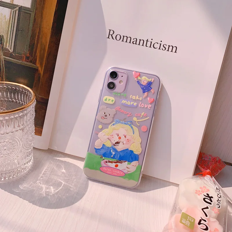 Cute Oil Painting Graffiti IPhone11ProMax/12Mini/XR/XS/X/8/7 Anti-drop Silicone Couple Transparent Mobile Phone Case Wholesale
Cute Oil Painting Graffiti IPhone11ProMax/12Mini/XR/XS/X/8/7 Anti-drop Silicone Couple Transparent Mobile Phone Case Wholesale