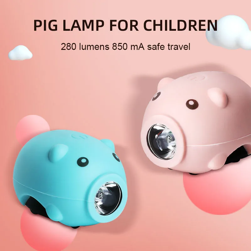 New Bicycle Lights USB Rechargeable Child Bike Lights Bike Front Rear Light Cute Pig Cycling Safety Headlight N66
New Bicycle Lights USB Rechargeable Child Bike Lights Bike Front Rear Light Cute Pig Cycling Safety Headlight N66