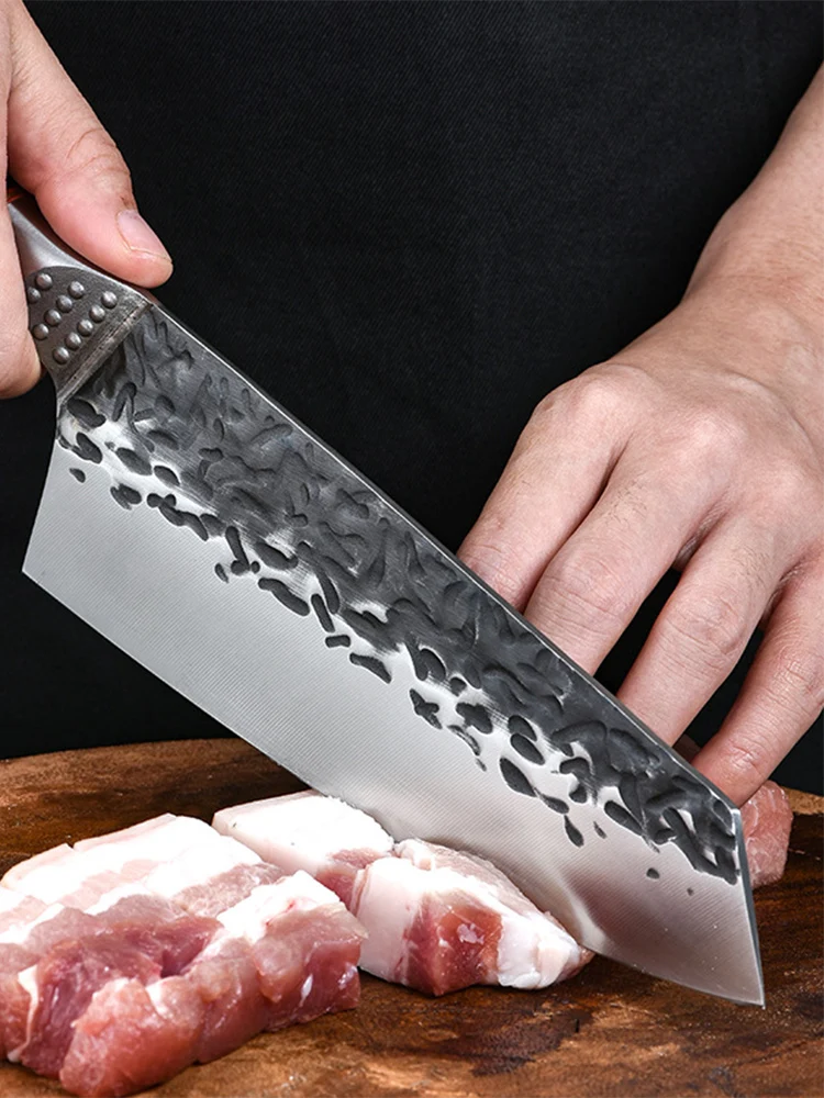 Handmade Santoku Knife Stainless Steel Chef Knife Kitchen Knife Meat Cleaver Beef knife
Handmade Santoku Knife Stainless Steel Chef Knife Kitchen Knife Meat Cleaver Beef knife