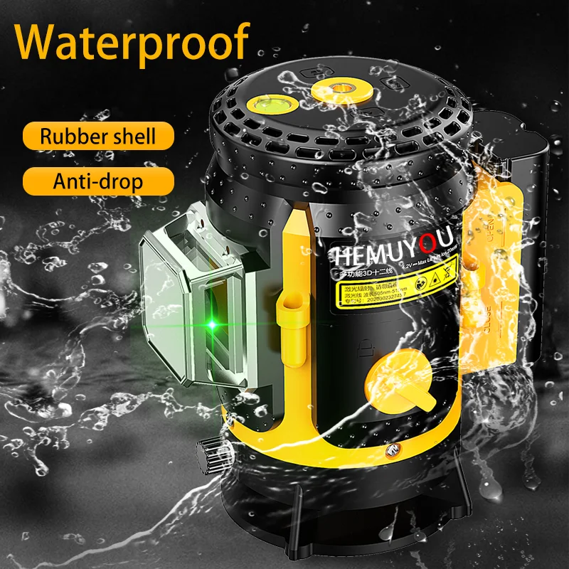 Laser level 3D12 line leveling green 360 degree horizontal and vertical cross laser horizontal triangle bracket laser tester
Laser level 3D12 line leveling green 360 degree horizontal and vertical cross laser horizontal triangle bracket laser tester