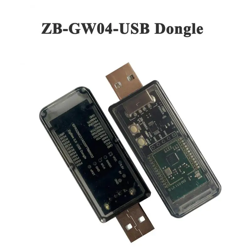

USB-ключ ZigBee EFR32MG21, 3,0 дюйма, универсальный шлюз с открытым исходным кодом, USB-ключ, чиповый модуль ZHA NCP, домашний помощник OpenHAB