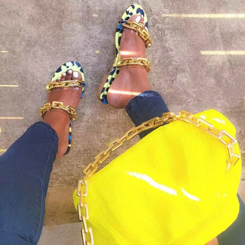 Summer Designer Slides Women Chain Slippers Female Fashion Open Toe Flats Comfort Outside Women's Shoes Laides Beach Sandalias
Summer Designer Slides Women Chain Slippers Female Fashion Open Toe Flats Comfort Outside Women's Shoes Laides Beach Sandalias