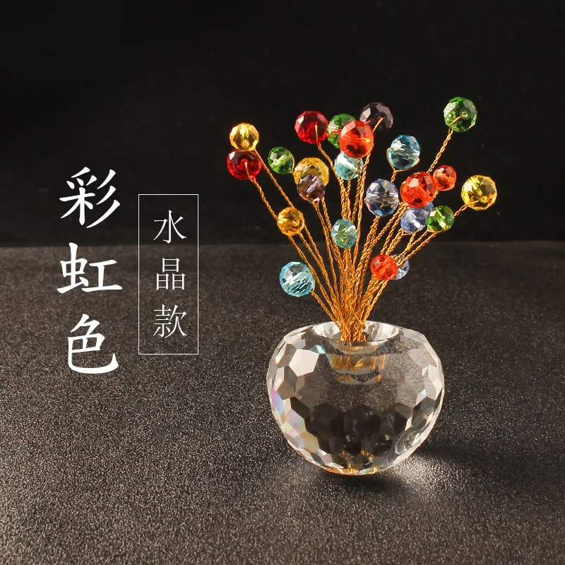 Хрустальный счастливый цветок бонсай Статуэтка деньги на удачу дерево ремесло стеклянный цветок Suncatcher Paperweight Свадебный дом Fengshui Декор 
Хрустальный счастливый цветок бонсай Статуэтка деньги на удачу дерево ремесло стеклянный цветок Suncatcher Paperweight Свадебный дом Fengshui Декор