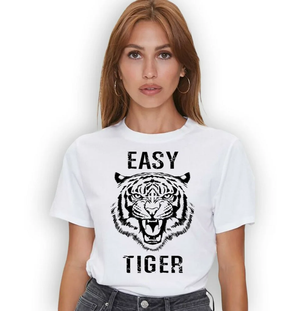 Animal Tiger Lovers T-shirt, Easy Tiger Shirt , Tiger Tee Versatile O - Collar Four - Season Printing T-shirt Short Sleeves
Animal Tiger Lovers T-shirt, Easy Tiger Shirt , Tiger Tee Versatile O - Collar Four - Season Printing T-shirt Short Sleeves