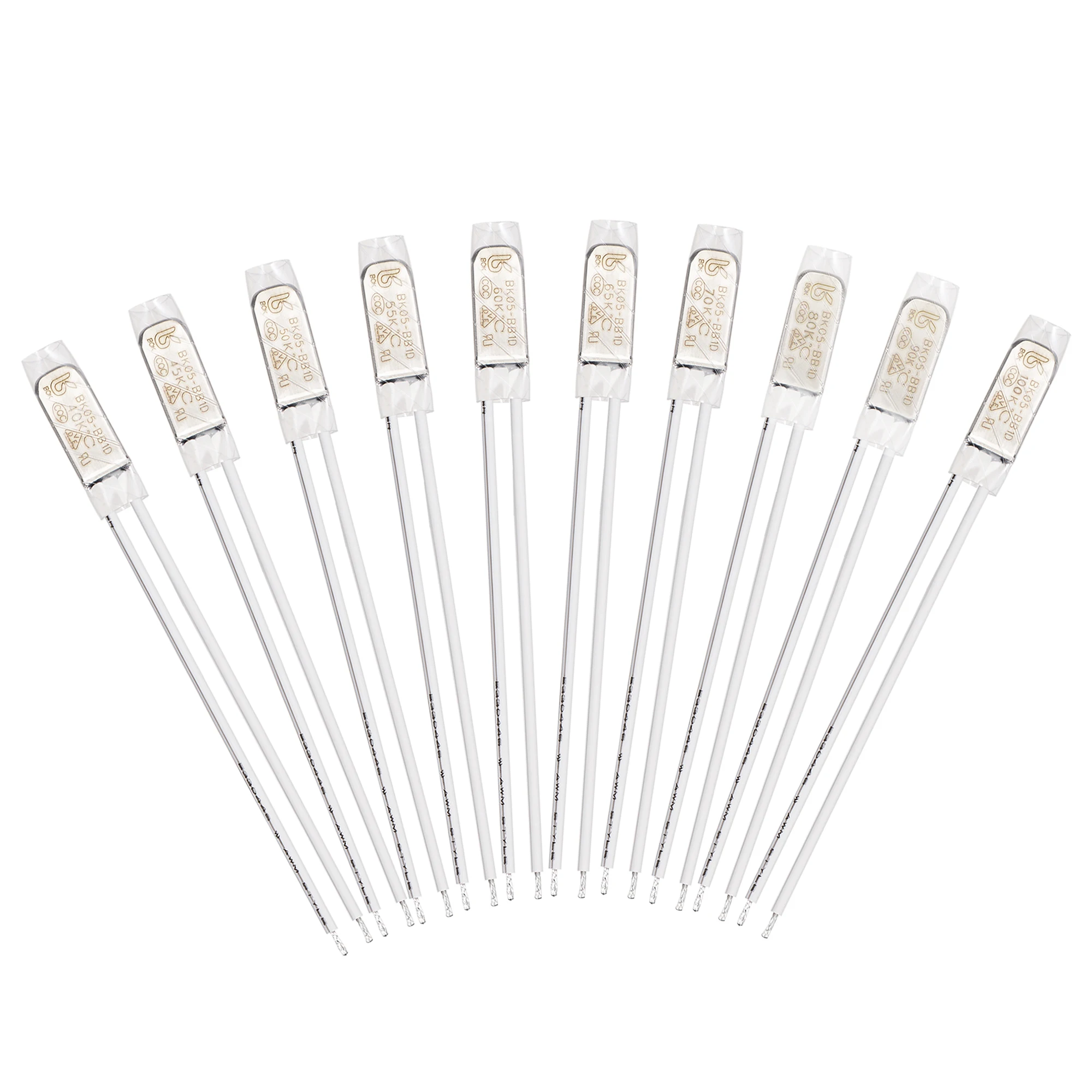 Uxcell 10 pcs KSD9700 Thermostat N.O 40-100°C(104-212°F) Temperature Control Switch Assortment Kits
Uxcell 10 pcs KSD9700 Thermostat N.O 40-100°C(104-212°F) Temperature Control Switch Assortment Kits