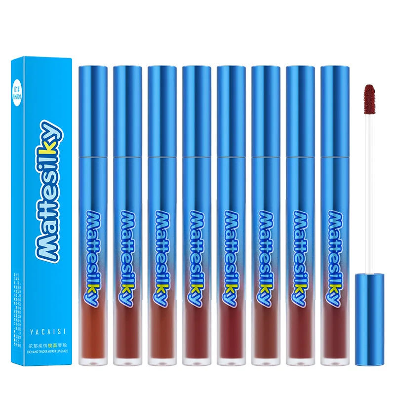 SNOW LADY Yacaisi Velvet Air Lip Glaze Matte Waterproof Sweat Proof Easy To Color Not Easy To Touch Cup Lipstick Makeup Cometics
SNOW LADY Yacaisi Velvet Air Lip Glaze Matte Waterproof Sweat Proof Easy To Color Not Easy To Touch Cup Lipstick Makeup Cometics