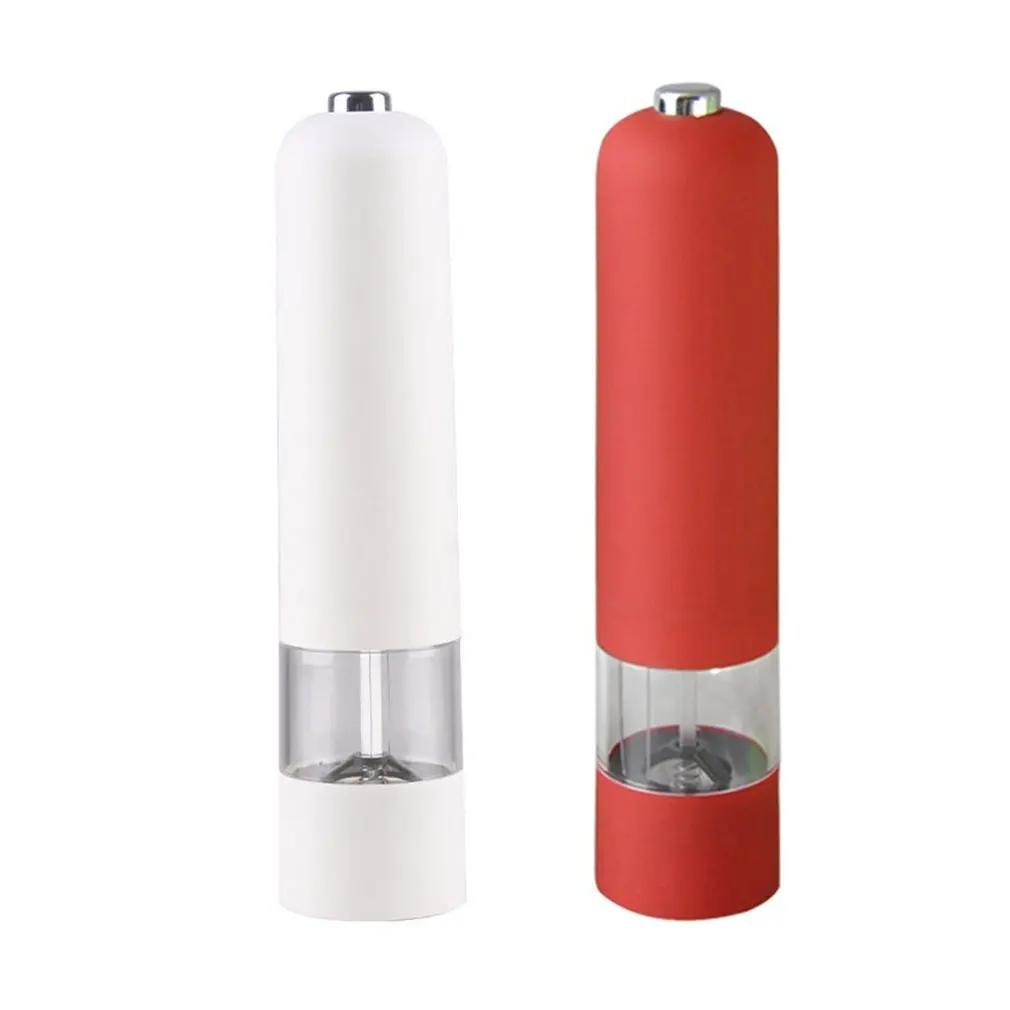 Pepper Mill Salt Mill Electric With Light Adjustable White Spice Mill Ceramic Grinder Salt And Pepper Mill Good Airtightness 
Pepper Mill Salt Mill Electric With Light Adjustable White Spice Mill Ceramic Grinder Salt And Pepper Mill Good Airtightness