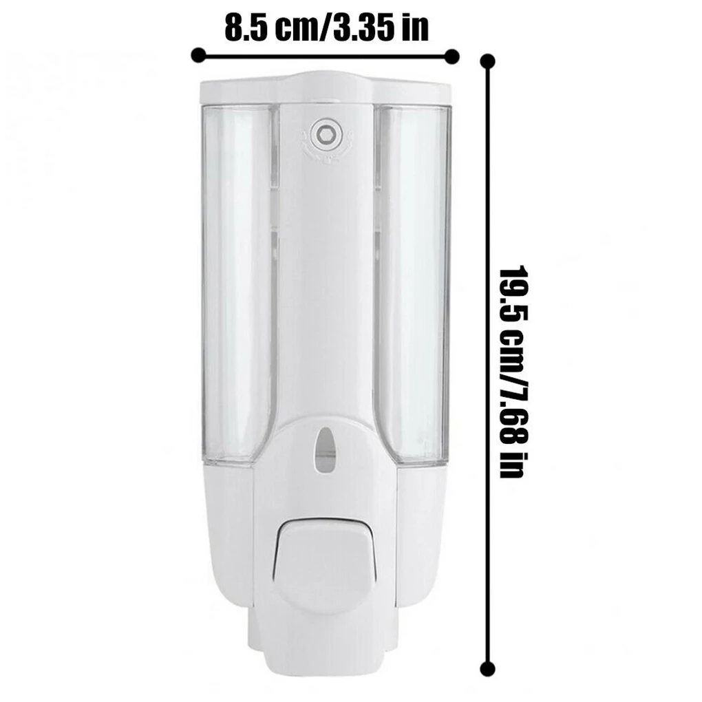 350ml Wall Mounted Soap Dispenser Home Hotel Bathroom Hand Cleaner Soap Shampoo Shower Gel Dispenser ABS Wall Soap Dispenser
350ml Wall Mounted Soap Dispenser Home Hotel Bathroom Hand Cleaner Soap Shampoo Shower Gel Dispenser ABS Wall Soap Dispenser