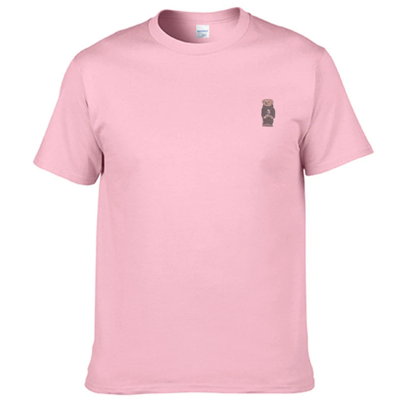 Plus Size S-5XL Men's Embroidery Ours Men Short-sleeved T-shirt Homre 100%cotton Casual O-Neck Homme Solid Color Oso Streetwear
Plus Size S-5XL Men's Embroidery Ours Men Short-sleeved T-shirt Homre 100%cotton Casual O-Neck Homme Solid Color Oso Streetwear