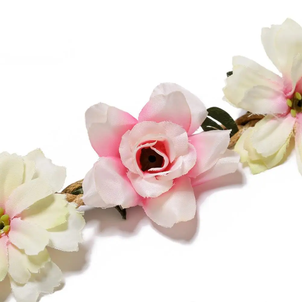 2022 искусственные цветы короны пляжные свадебные аксессуары цветочные венки для