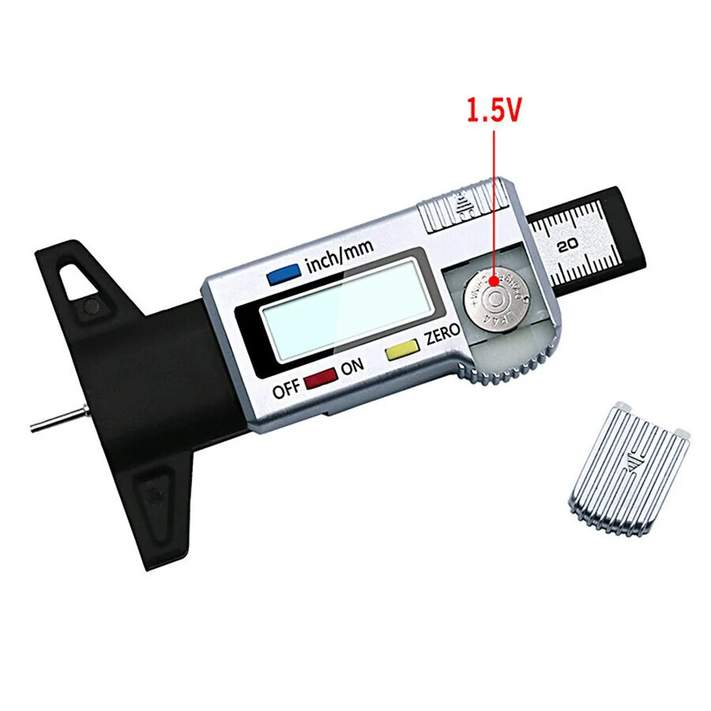 Digital Car Tyre Tire Tread Depth Gauge Meter Auto Tire Wear Detection Measuring Tool Caliper Thickness Gauges Shoe Pad 25mm
Digital Car Tyre Tire Tread Depth Gauge Meter Auto Tire Wear Detection Measuring Tool Caliper Thickness Gauges Shoe Pad 25mm