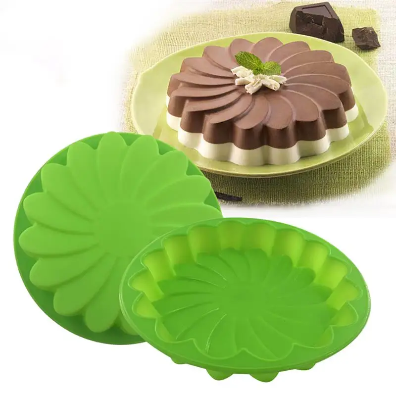 Silicone Cake Mold Nonstick Heat Resistant Reusable Baking Tools Tray DIY Birthday Christmas Bakeware Flower Shape Mousse Mould
Silicone Cake Mold Nonstick Heat Resistant Reusable Baking Tools Tray DIY Birthday Christmas Bakeware Flower Shape Mousse Mould