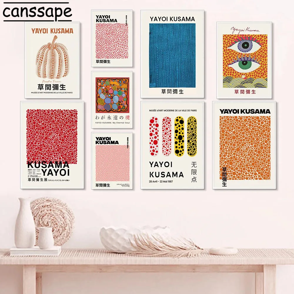 Abstract Canvas Painting Yayoi Kusama Pumpkin Posters And Prints Modern Surrealism Wall Pictures For Living Room Home Decoration
Abstract Canvas Painting Yayoi Kusama Pumpkin Posters And Prints Modern Surrealism Wall Pictures For Living Room Home Decoration