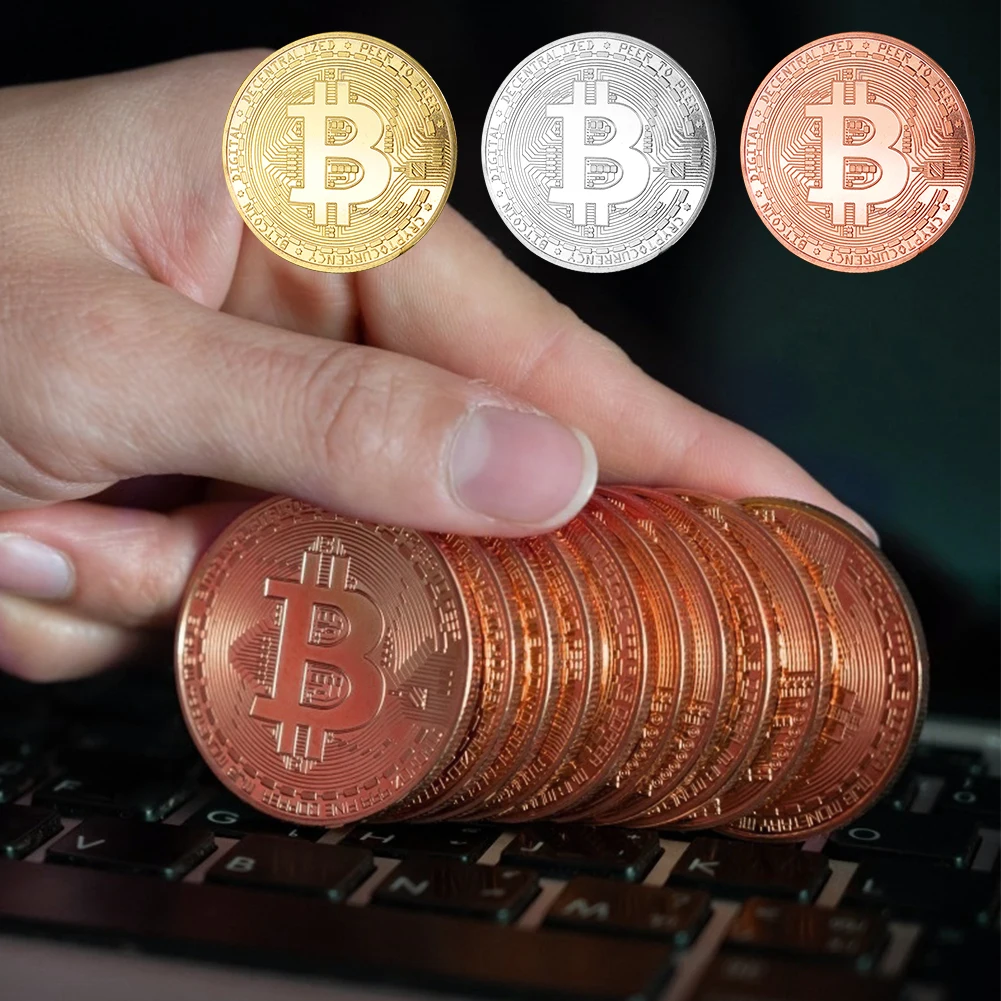 Bitcoin Physical Collectible BTC Rose Gold Silver Plated Coin Art Antique Imitation Million rubles commemorative Gift Souvenir
Bitcoin Physical Collectible BTC Rose Gold Silver Plated Coin Art Antique Imitation Million rubles commemorative Gift Souvenir