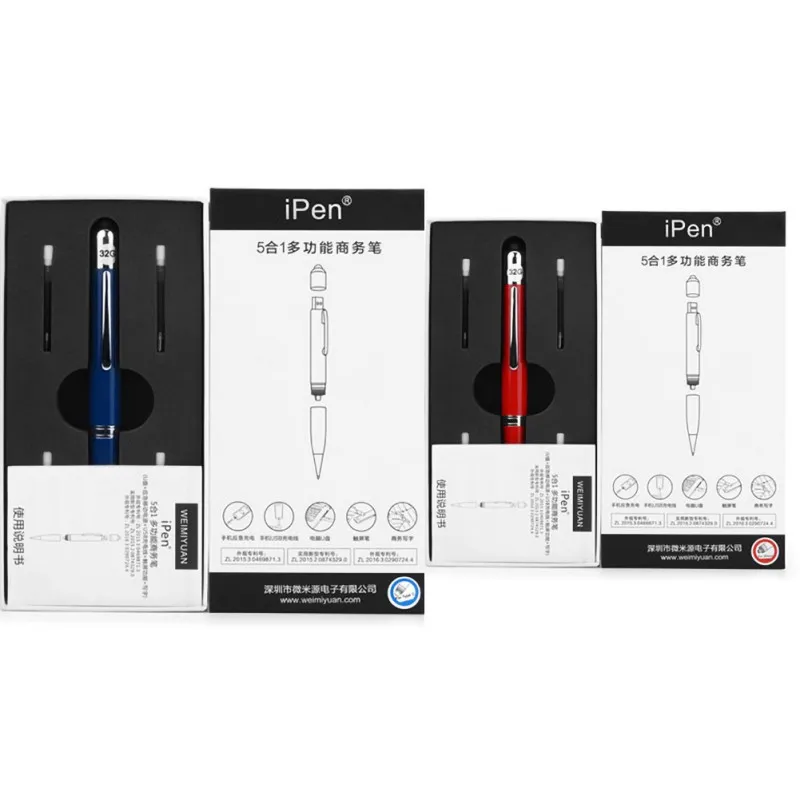 New Multi Function Capacitive Stylus Writing Pen USB Disk Power Bank For IPhone Type-C Micro-USB Red Blue Black Silver
New Multi Function Capacitive Stylus Writing Pen USB Disk Power Bank For IPhone Type-C Micro-USB Red Blue Black Silver