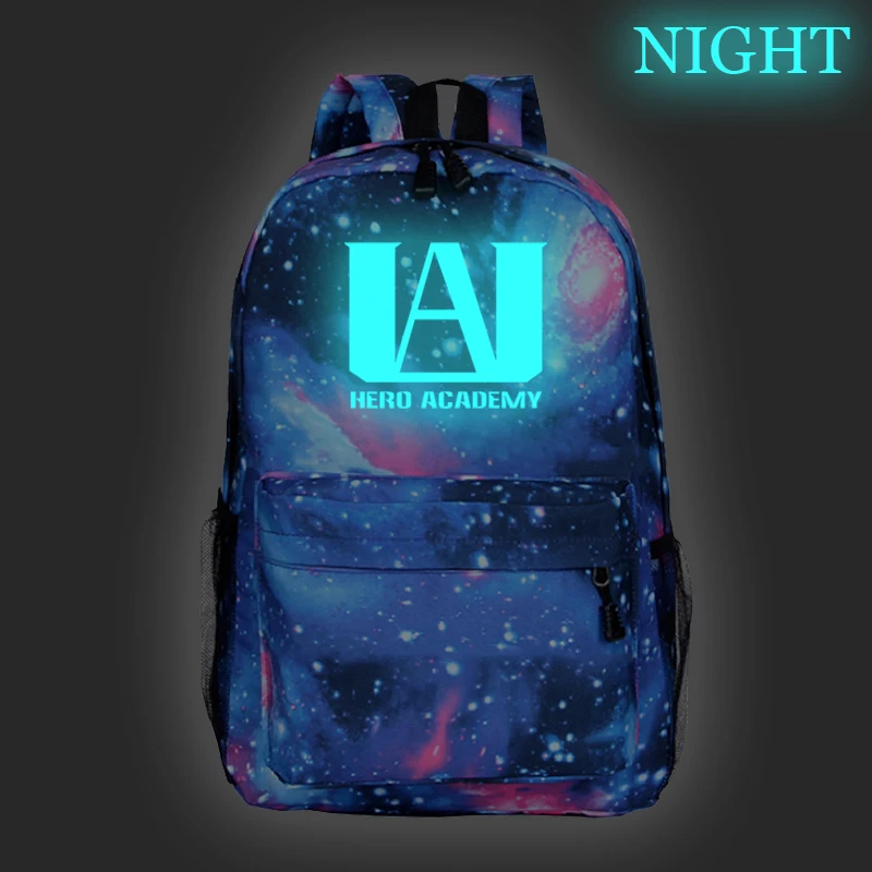 2019 My hero academia Backpack Luminous Halloween School Bag for Teenagers Girls Boys Cartoon Travel Bags Mochila Unisex
2019 My hero academia Backpack Luminous Halloween School Bag for Teenagers Girls Boys Cartoon Travel Bags Mochila Unisex
