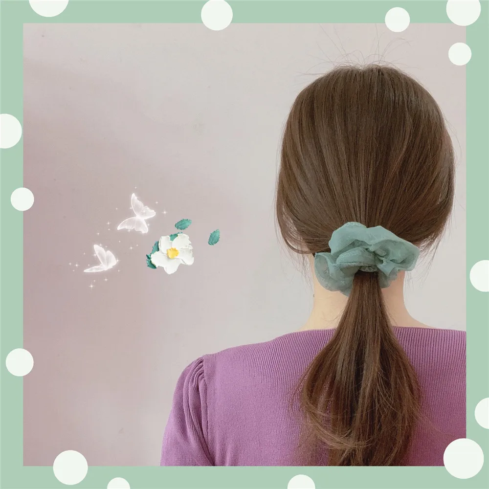 Candy Color Hair Band Mesh Hair Accessories Large Intestine Ring Female Headdress
Candy Color Hair Band Mesh Hair Accessories Large Intestine Ring Female Headdress