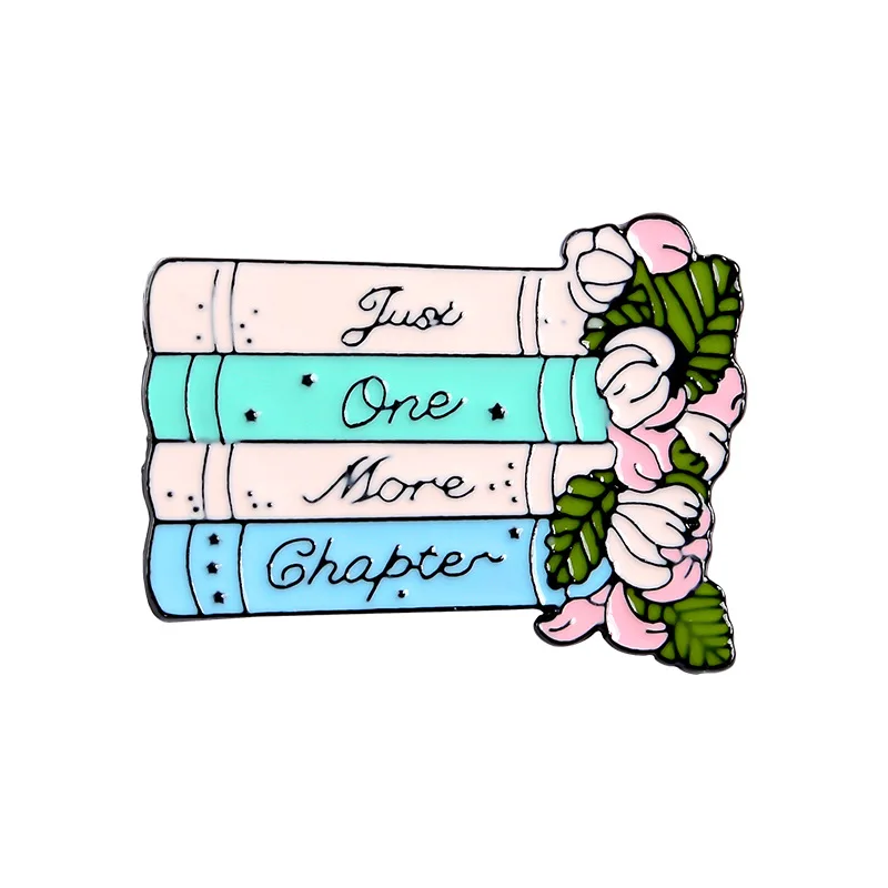 Fashion Study Pins Just One More Chapter Self-motivation Brooch значки Shirt Bag Lapel Badge Wholesale Enamel Pin Jewelry Gift 
Fashion Study Pins Just One More Chapter Self-motivation Brooch значки Shirt Bag Lapel Badge Wholesale Enamel Pin Jewelry Gift