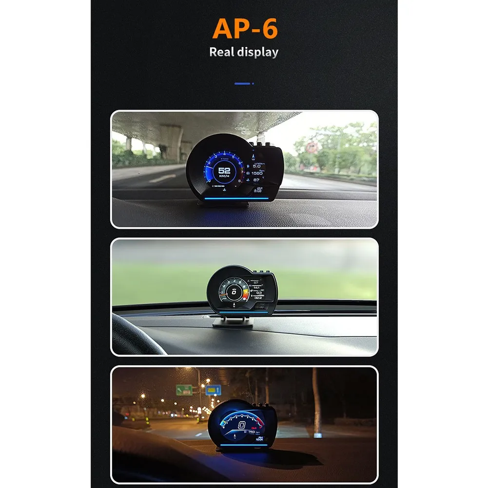 Smart Car HUD OBD2 + GPS Dual System Head-Up Display Digital Speedometer Car Accessories Head-up Speed Display Code Table
Smart Car HUD OBD2 + GPS Dual System Head-Up Display Digital Speedometer Car Accessories Head-up Speed Display Code Table
