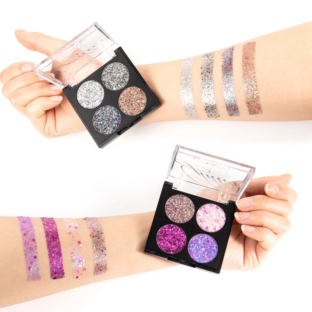 HANDAIYAN Eyeshadow Cosmetics Glitter Shimmer Metallic Makeup Palette Long Lasting Waterproof Eye Shadow 4 Colors Eye Makeup
HANDAIYAN Eyeshadow Cosmetics Glitter Shimmer Metallic Makeup Palette Long Lasting Waterproof Eye Shadow 4 Colors Eye Makeup