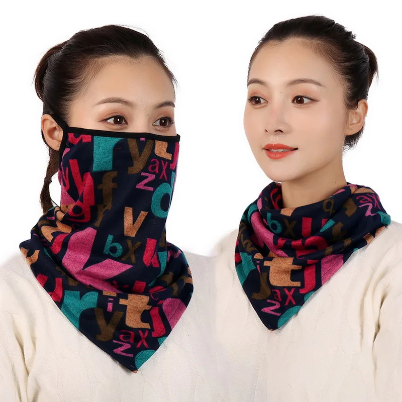 Women Print Face Scarf Winter Spring Mask Female Bandana Designer Warm Foulard Cotton Soft Neck Scarves Ring Wraps Cover 2021 
Women Print Face Scarf Winter Spring Mask Female Bandana Designer Warm Foulard Cotton Soft Neck Scarves Ring Wraps Cover 2021