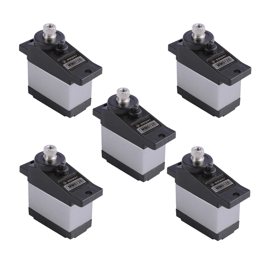 5PCS K-power MM0120 Servo 2KG High speed Metal gear Aluminum Mid Case Micro Analog Servo for RC Airplane Helicopter toys hobby
5PCS K-power MM0120 Servo 2KG High speed Metal gear Aluminum Mid Case Micro Analog Servo for RC Airplane Helicopter toys hobby
