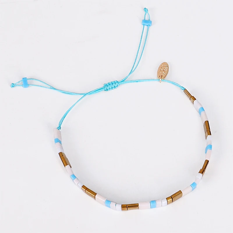 Богемные браслеты ручной работы для женщин MIYUKI Tila Beads браслет Boho красочные Pulseira