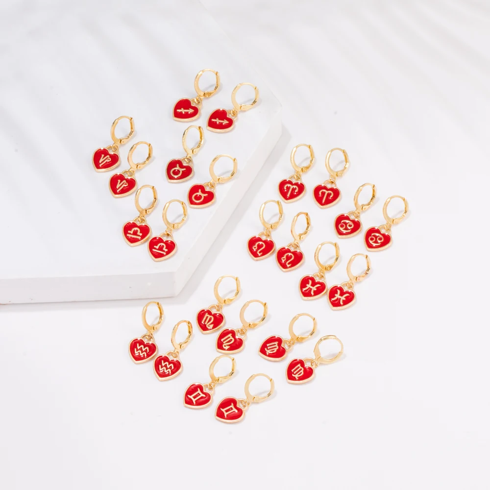 VG 6YM New Fashion Cute Constellation Earrings With The Same Paragraph Ladies Birthday Gift Alloy Jewelry Wholesale Direct Sales
VG 6YM New Fashion Cute Constellation Earrings With The Same Paragraph Ladies Birthday Gift Alloy Jewelry Wholesale Direct Sales