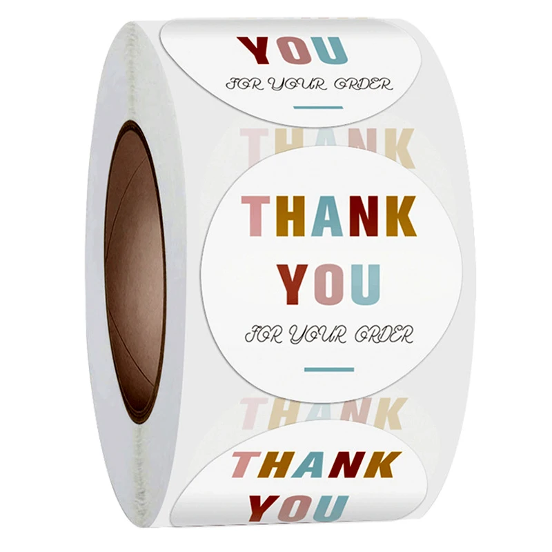Round "THANK YOU FOR YOU ORDER" Self-Adhesive Sealing Label Roll Packaging Sticker Decoration Handmade
Round "THANK YOU FOR YOU ORDER" Self-Adhesive Sealing Label Roll Packaging Sticker Decoration Handmade