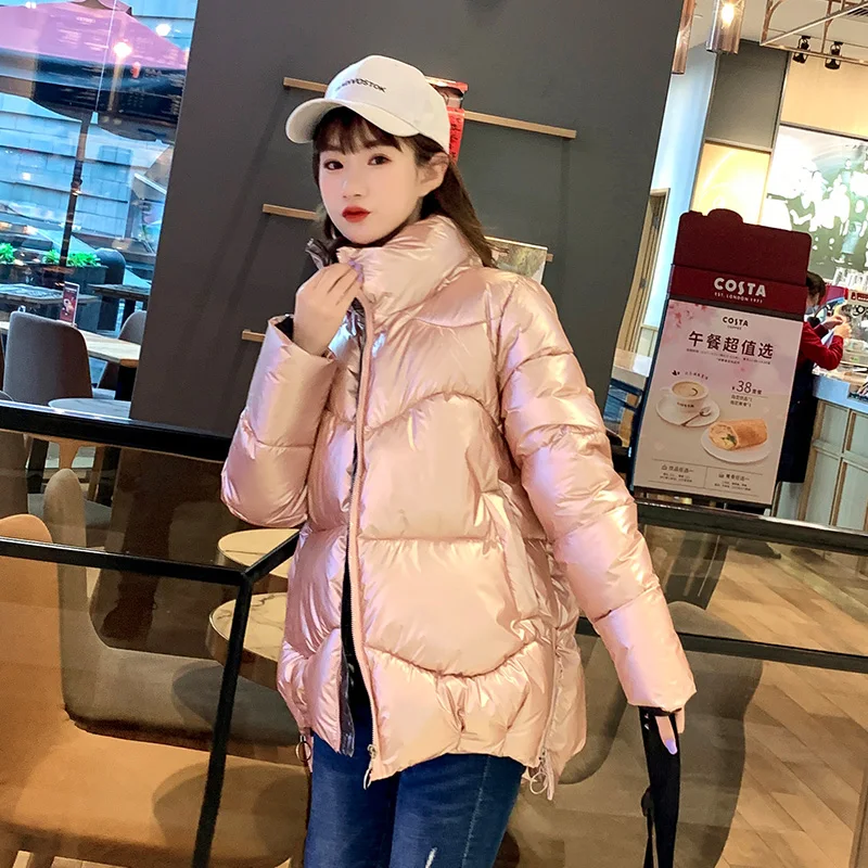 Glossy cotton coat women's short loose winter coat women's latest style winter coat women
Glossy cotton coat women's short loose winter coat women's latest style winter coat women