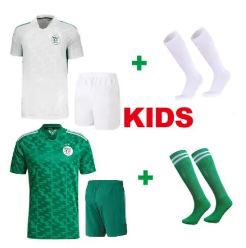 

2021 Kids Algeria MAHREZ soccer maillot algerie 20 21 SLIMANI BRAHIMI children foot.
