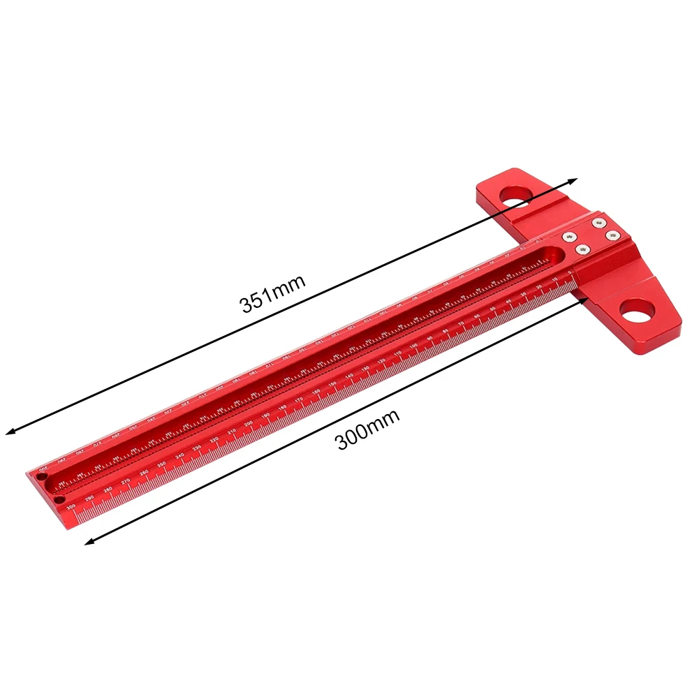 Woodworking Scribe 300/400mm T-type Ruler Scribing ruler Aluminum alloy Line Drawing Marking Gauge DIY Measuring Tools
Woodworking Scribe 300/400mm T-type Ruler Scribing ruler Aluminum alloy Line Drawing Marking Gauge DIY Measuring Tools