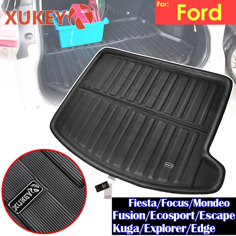 XUKEY Cargo Boot Liner Tray Trunk Mat For Ford Fiesta MK7 Focus MK2 MK3 Mondeo Fusion Ecosport Escape Kuga Explorer Edge Endura 
XUKEY Cargo Boot Liner Tray Trunk Mat For Ford Fiesta MK7 Focus MK2 MK3 Mondeo Fusion Ecosport Escape Kuga Explorer Edge Endura