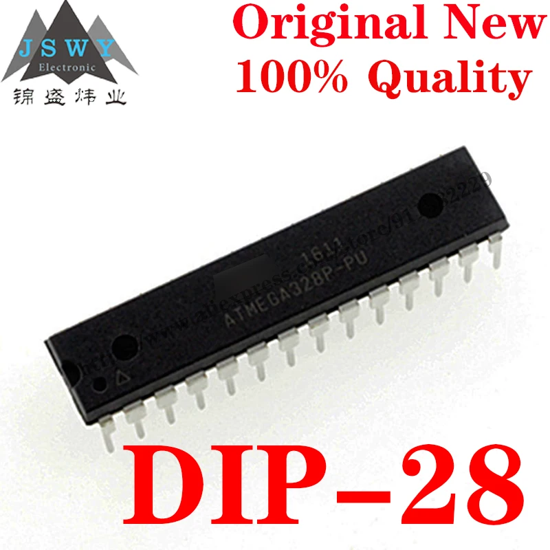 Полупроводниковый 8-битный микроконтроллер ATMEGA328P-PU DIP-28, 10 ~ 100 шт., микроконтроллер MCU IC для модуля arduino, бесплатная доставка, ATMEGA328P PU
Полупроводниковый 8-битный микроконтроллер ATMEGA328P-PU DIP-28, 10 ~ 100 шт., микроконтроллер MCU IC для модуля arduino, бесплатная доставка, ATMEGA328P PU