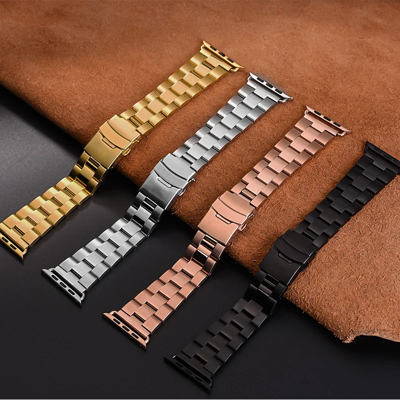 44mm/40mm strap for apple watch 4 5 band 42mm 38mm iwatch series 5/4/3/2/1 Double insurance buckle bracelet metal watchband
44mm/40mm strap for apple watch 4 5 band 42mm 38mm iwatch series 5/4/3/2/1 Double insurance buckle bracelet metal watchband