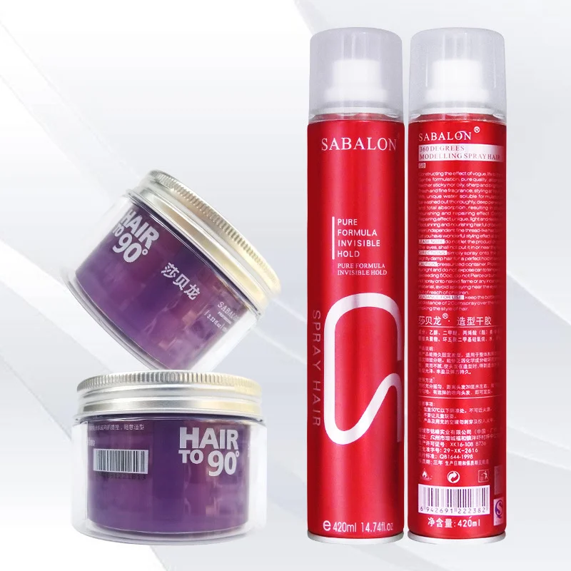 Saberon hair spray set, lasting fragrance, styling wax, dry gel, male hair, hair stylist makeup.
Saberon hair spray set, lasting fragrance, styling wax, dry gel, male hair, hair stylist makeup.
