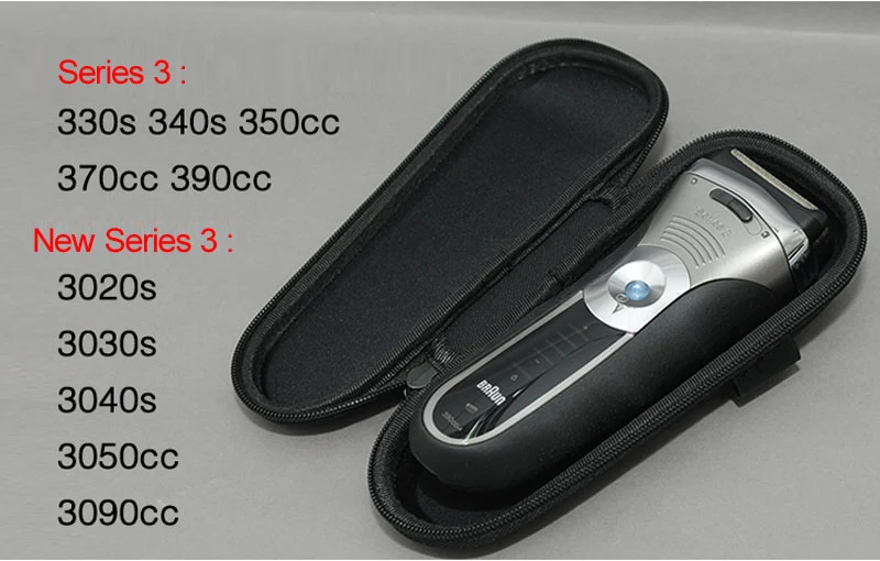 Protable Travel Box for Braun Electric Shaver 3000S 3020S 3050CC 3080S Cruzer 6 seris 3/5/7 Shaver Protector Storage Case
Protable Travel Box for Braun Electric Shaver 3000S 3020S 3050CC 3080S Cruzer 6 seris 3/5/7 Shaver Protector Storage Case