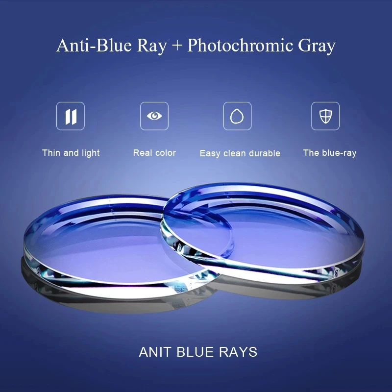 

1,56 Оптические Линзы для очков по рецепту Anti-Blue Ray 1 пара Rx-able линз бесплатно в сборе с оправой для очков