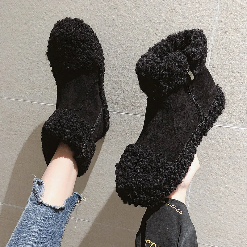 Winter plus plush warm snow boots ladies shoes wool women boots winter furry flat boots woman shoes female chunky ankle boots
Winter plus plush warm snow boots ladies shoes wool women boots winter furry flat boots woman shoes female chunky ankle boots