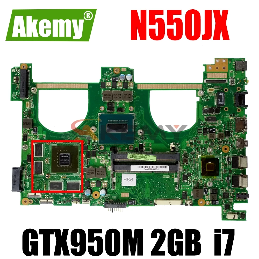 Материнская плата AKemy N550JX для ноутбука ASUS N550JV N550JK G550JK N550JX CPU I7 GTX950M протестирована на 100% рабочая оригинальная материнская плата
Материнская плата AKemy N550JX для ноутбука ASUS N550JV N550JK G550JK N550JX CPU I7 GTX950M протестирована на 100% рабочая оригинальная материнская плата