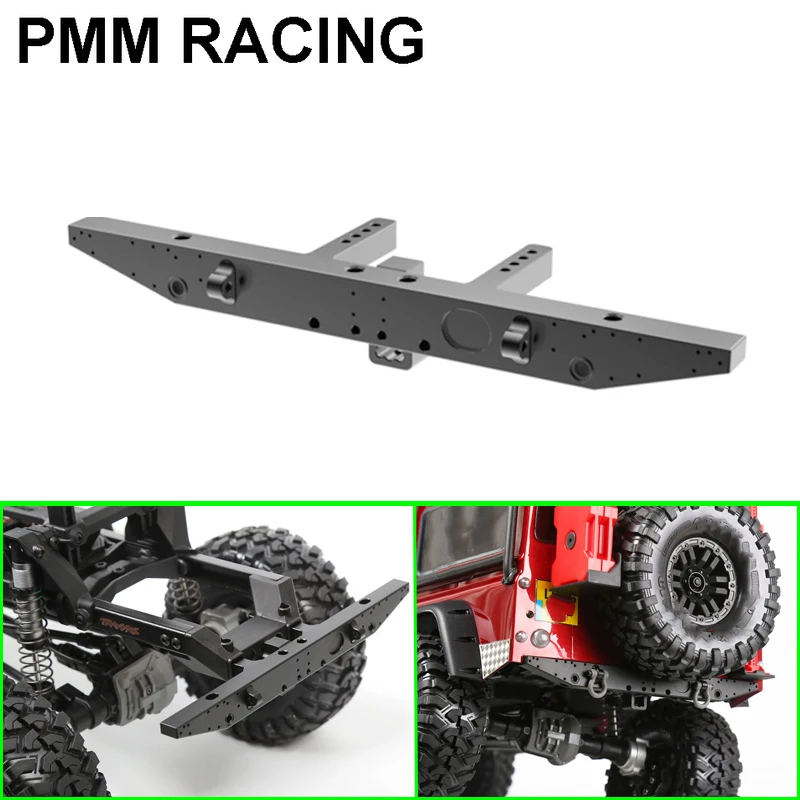 Metal rear bumper Upgraded version Multifunction For 1/10 RC Crawler Car Traxxas TRX4 Defender Collision avoidance auto Parts 
Metal rear bumper Upgraded version Multifunction For 1/10 RC Crawler Car Traxxas TRX4 Defender Collision avoidance auto Parts
