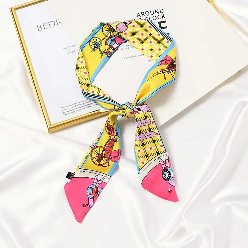 2021 Summer Ladies Scarf Fashion Carriage Print Headscarf Tied Hair Scarf
2021 Summer Ladies Scarf Fashion Carriage Print Headscarf Tied Hair Scarf